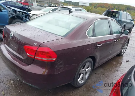 2013 Volkswagen Passat 2.5L Se from USA, damaged, VIN 1VWBP7A30DC082089